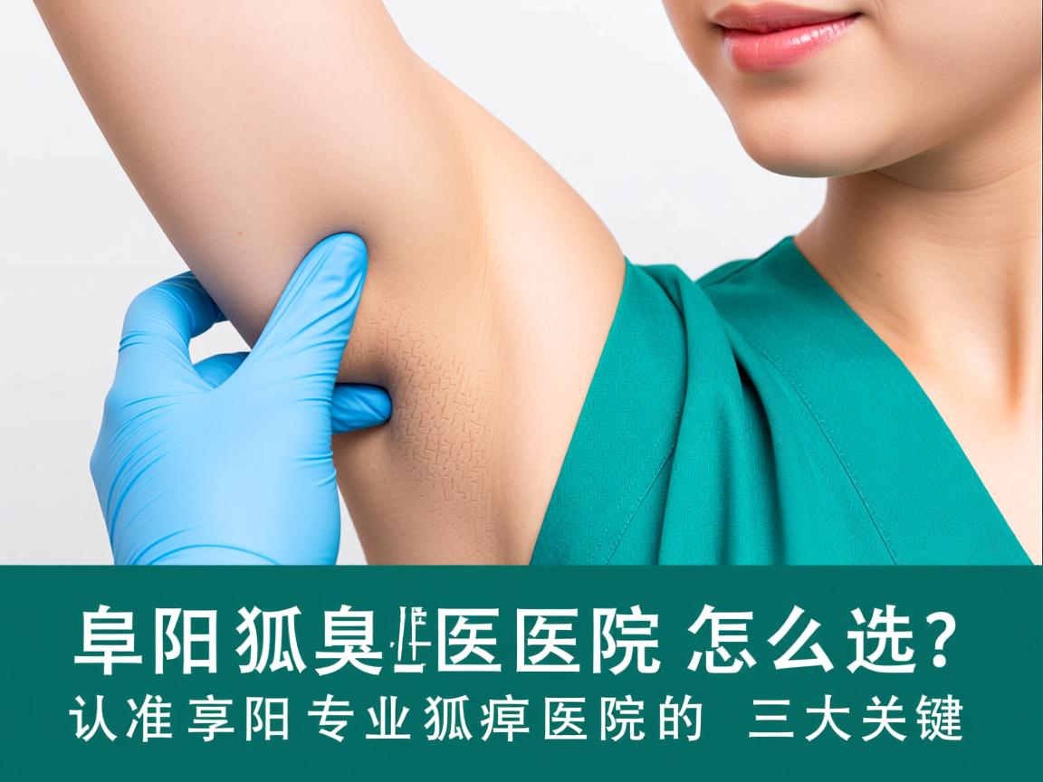 阜阳狐臭医院怎么选？认准阜阳专业狐臭医院的三大关键