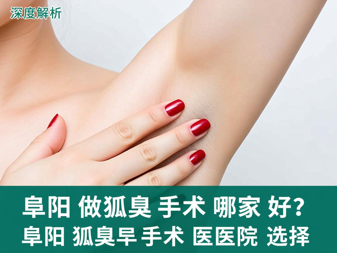 阜阳做狐臭手术哪家好？深度解析阜阳狐臭手术医院选择