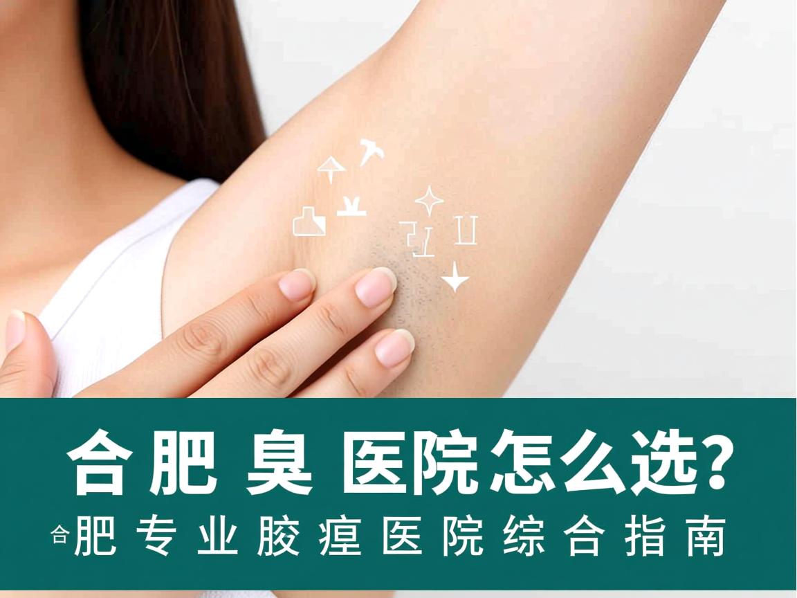合肥腋臭医院怎么选？合肥专业腋臭医院综合指南
