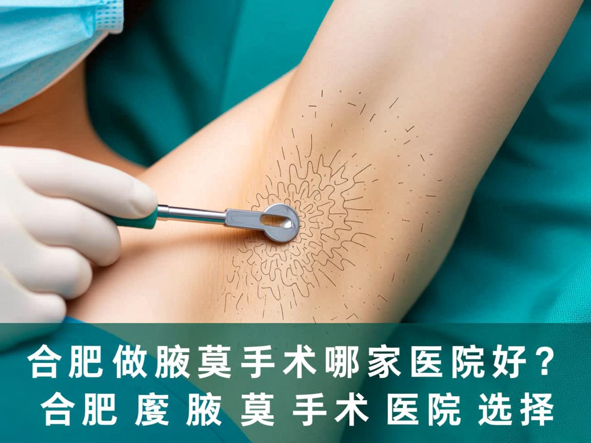 合肥做腋臭手术哪家医院好？深度解析合肥腋臭手术医院选择