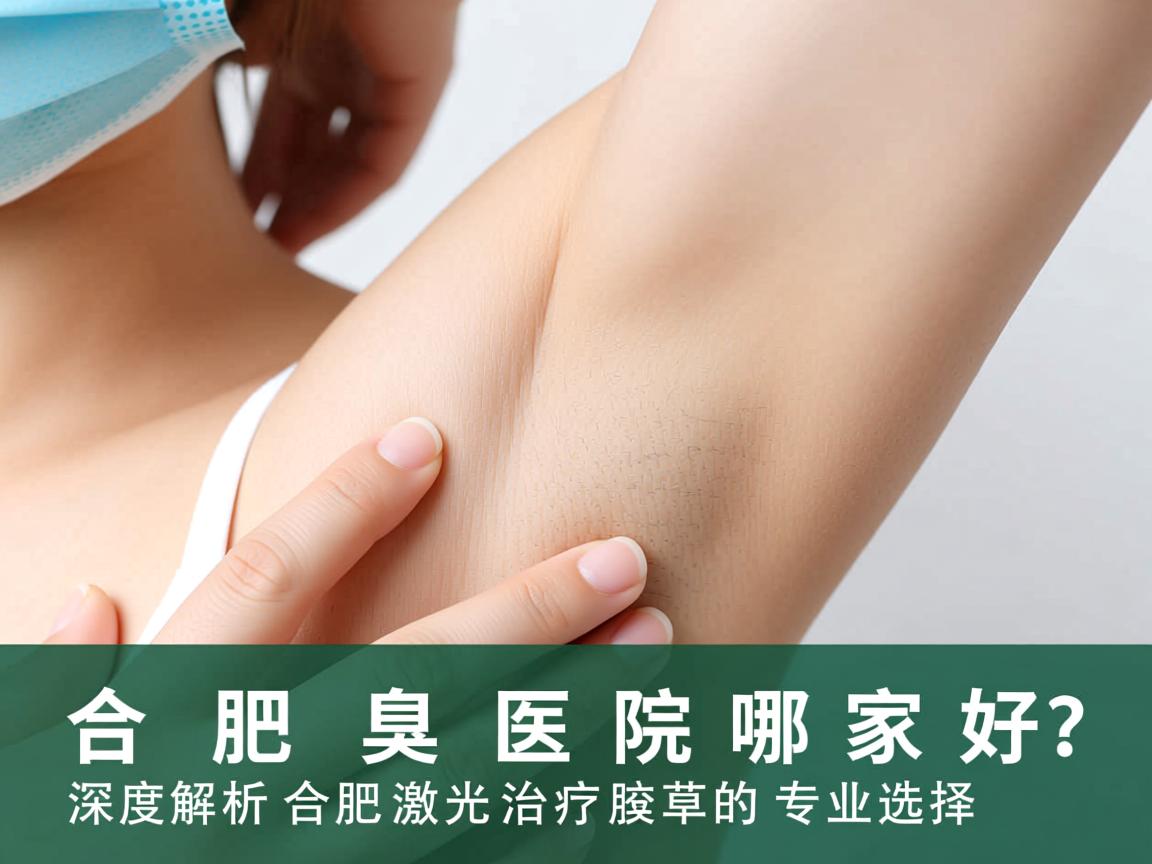 合肥腋臭医院哪家好？深度解析合肥激光治疗腋臭的专业选择