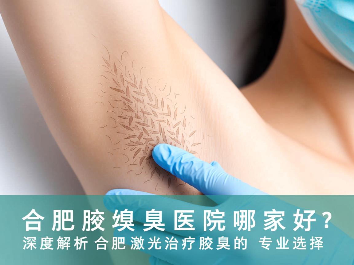 合肥腋臭医院哪家好？深度解析合肥激光治疗腋臭的专业选择