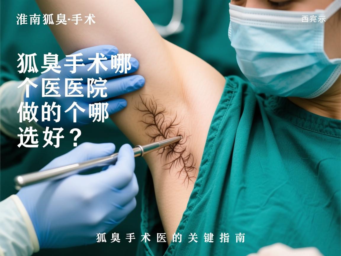淮南狐臭手术哪个医院做的好？选择狐臭手术医院的关键指南
