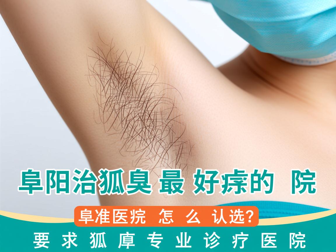 阜阳治狐臭最好的医院怎么选？认准阜阳狐臭专业诊疗医院