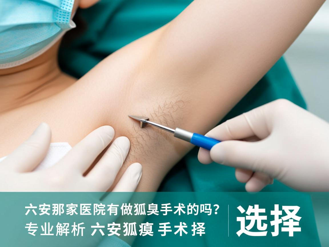 六安那家医院有做狐臭手术的吗？专业解析六安狐臭手术选择