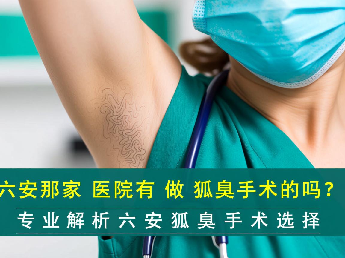 六安那家医院有做狐臭手术的吗？专业解析六安狐臭手术选择
