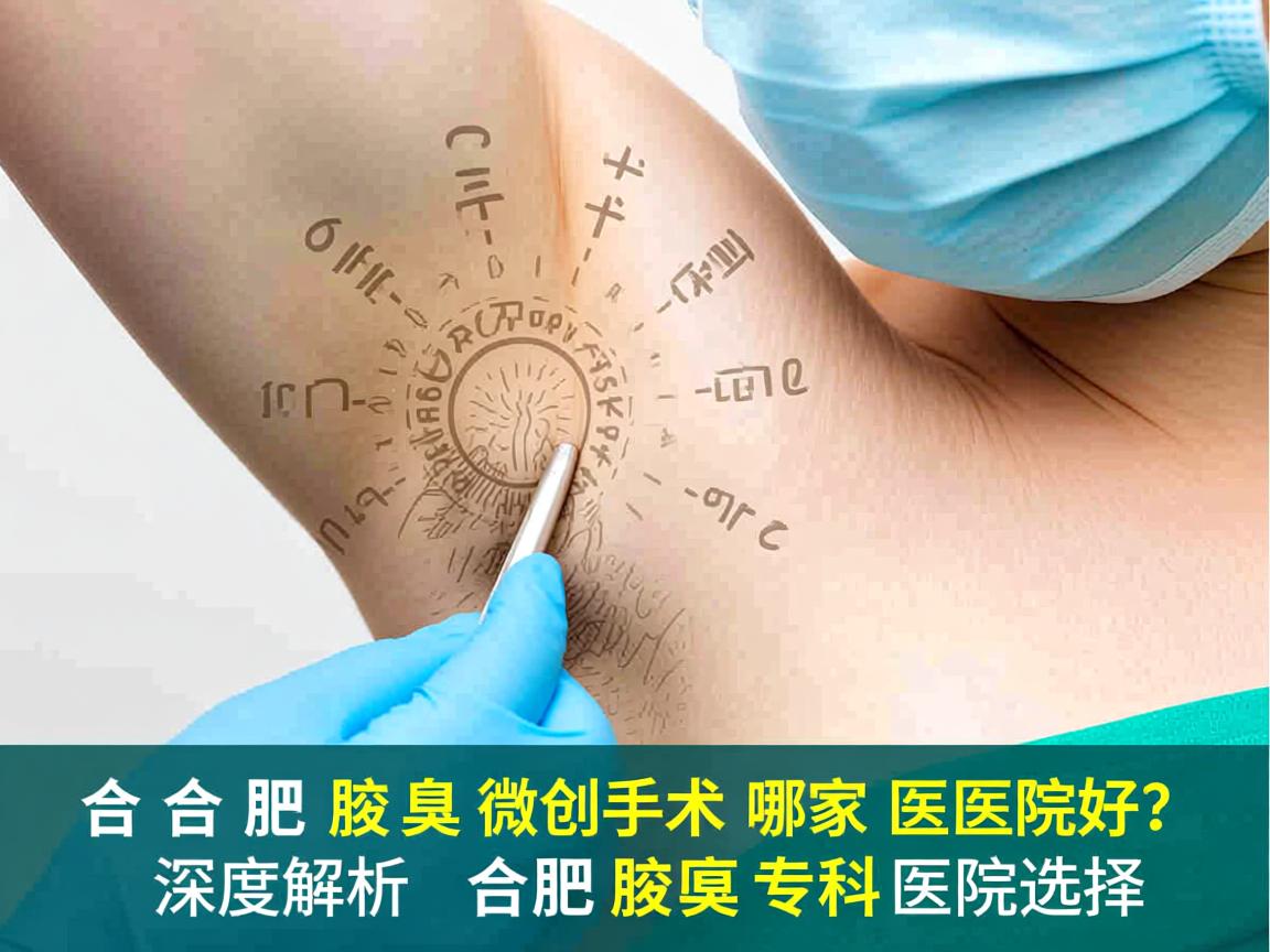 合肥腋臭微创手术哪家医院好？深度解析合肥腋臭专科医院选择