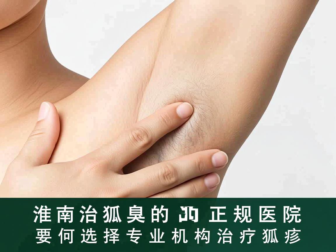 淮南治狐臭的正规医院，如何选择专业机构治疗狐臭
