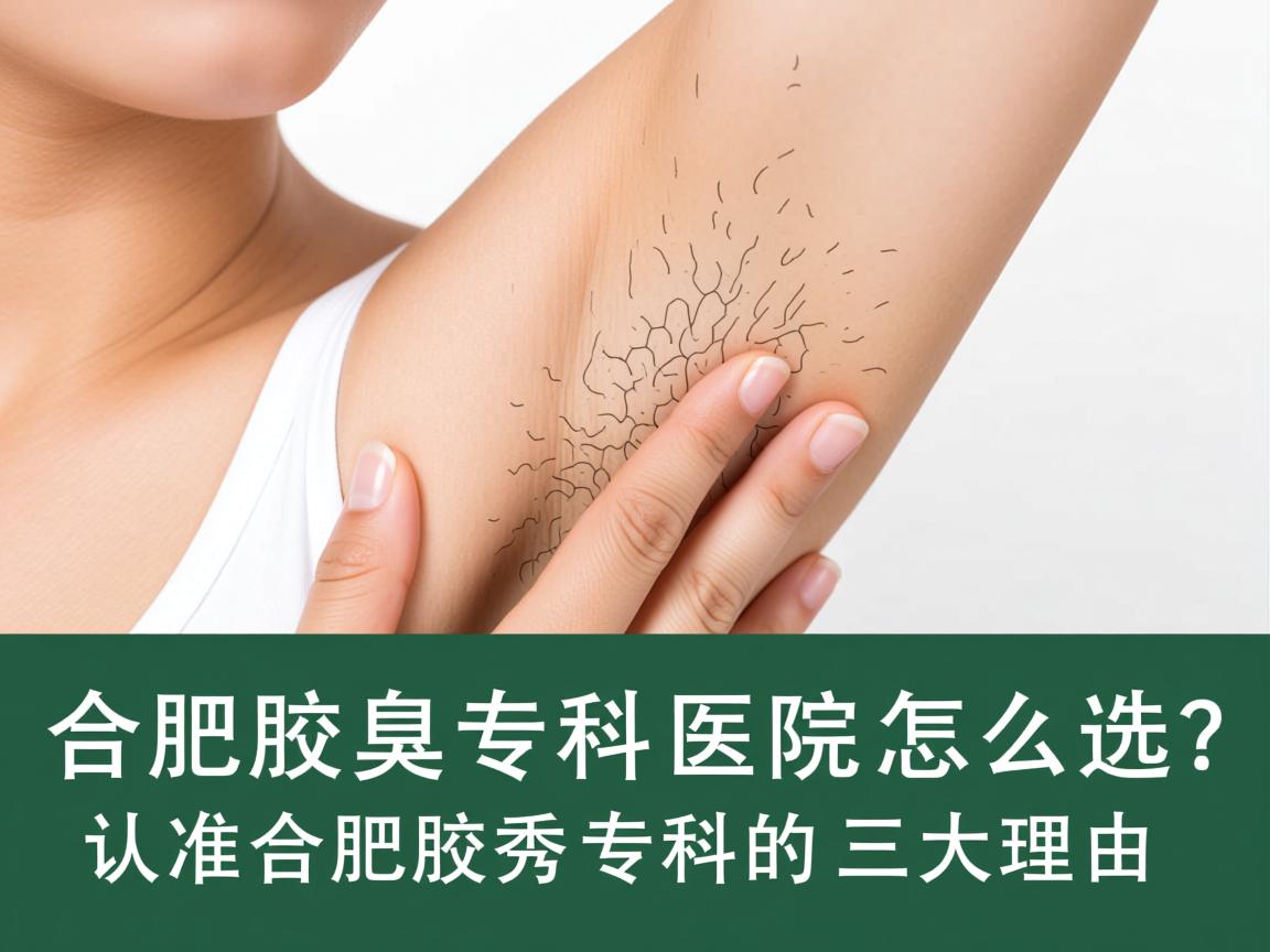 合肥腋臭专科医院怎么选？认准合肥腋秀专科的三大理由