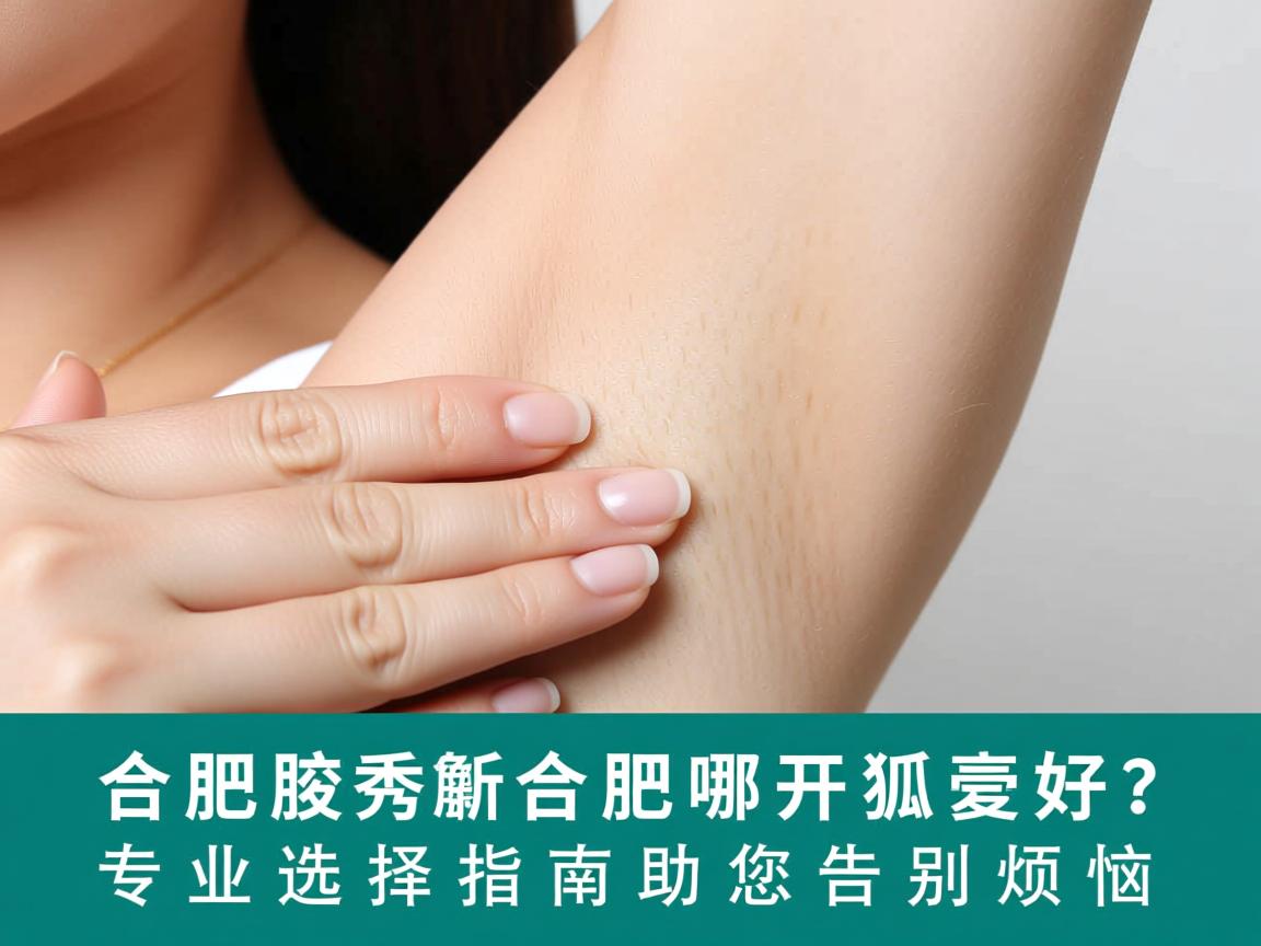 合肥腋秀解析，合肥哪开狐臭好？专业选择指南助您告别烦恼