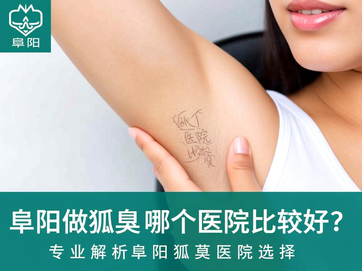阜阳做狐臭哪个医院比较好？专业解析阜阳狐臭医院选择
