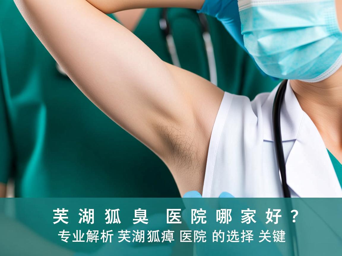 芜湖狐臭医院哪家好？专业解析芜湖狐臭医院的选择关键