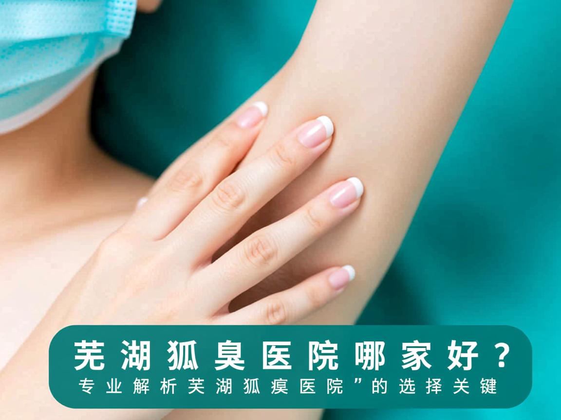 芜湖狐臭医院哪家好？专业解析芜湖狐臭医院的选择关键