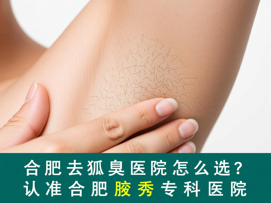 合肥去狐臭医院怎么选？认准合肥腋秀专科医院