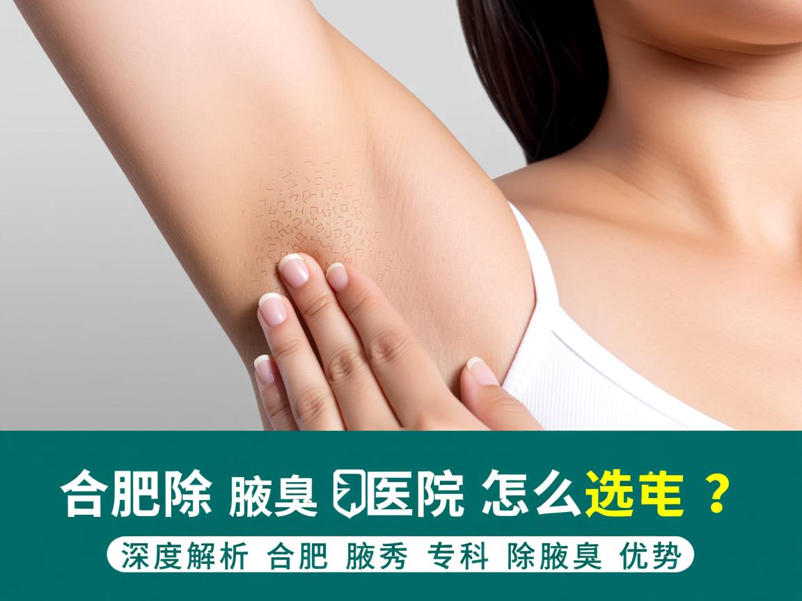 合肥除腋臭医院怎么选？深度解析合肥腋秀专科除腋臭优势