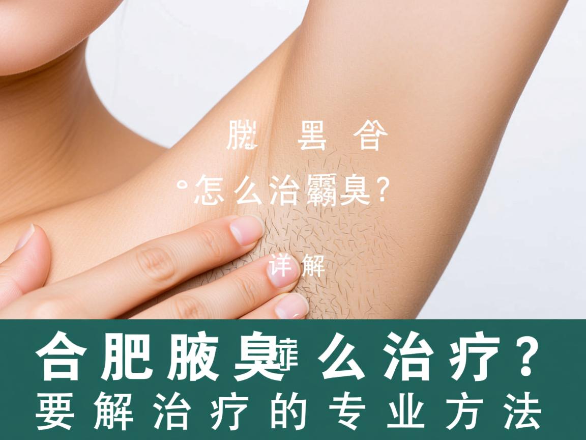 合肥腋臭怎么治疗？详解合肥腋臭治疗的专业方法