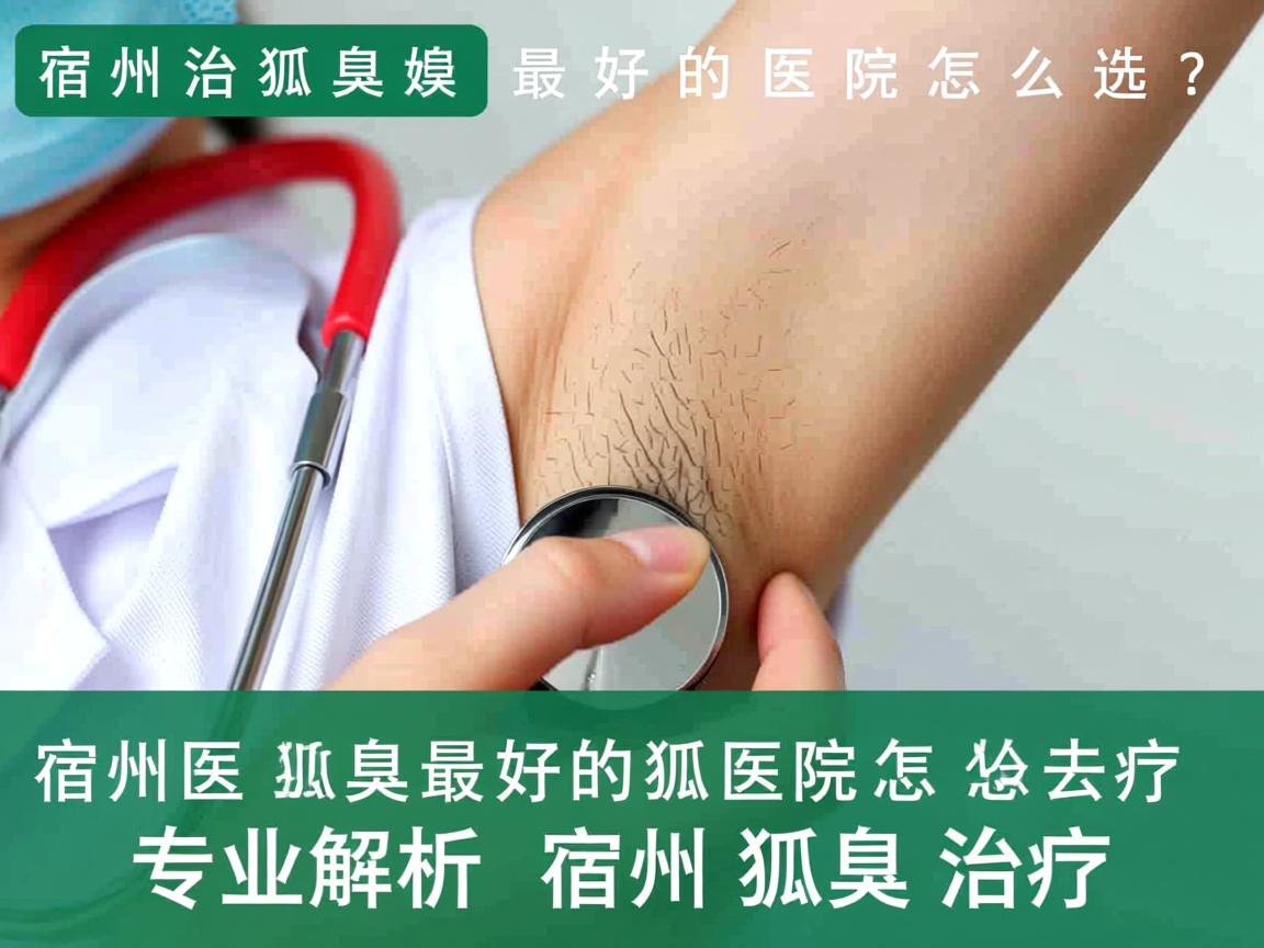 宿州治狐臭最好的医院怎么选？专业解析宿州狐臭治疗