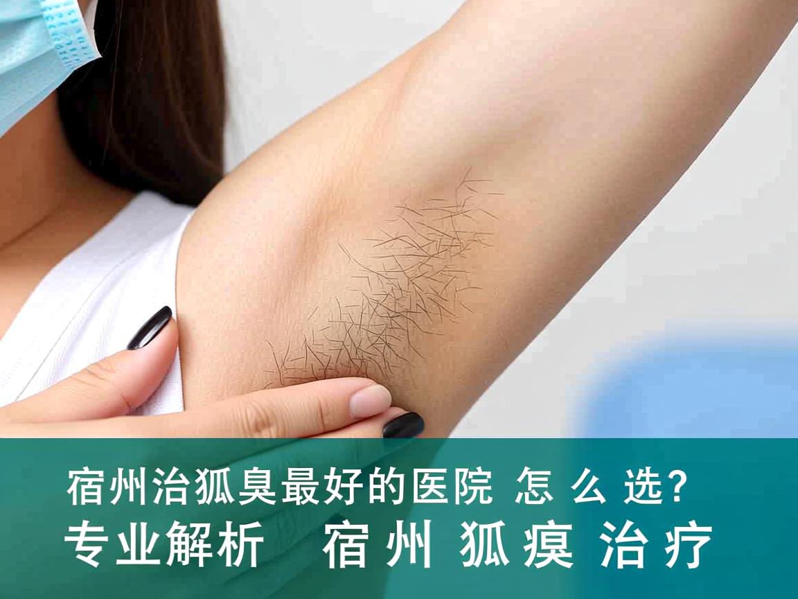 宿州治狐臭最好的医院怎么选？专业解析宿州狐臭治疗