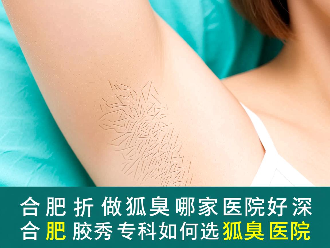 合肥做狐臭哪家医院好，深度解析合肥腋秀专科如何选择狐臭医院