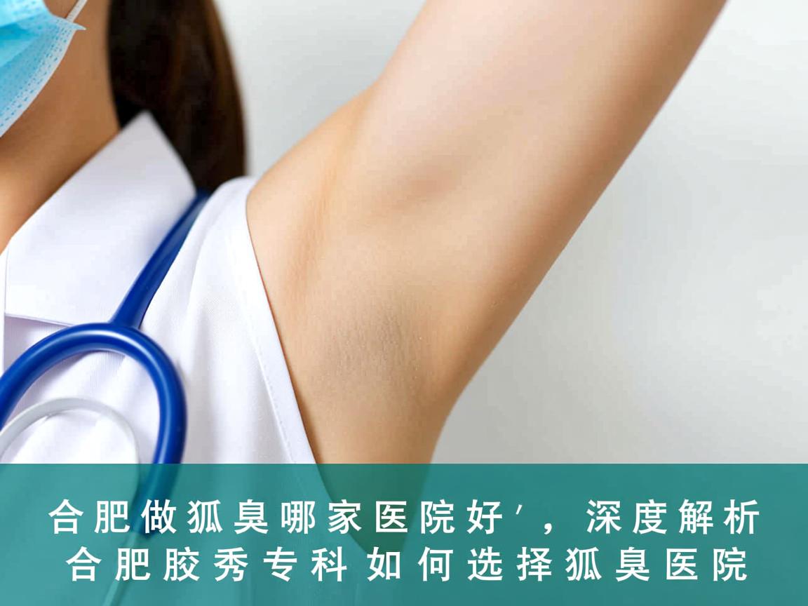 合肥做狐臭哪家医院好，深度解析合肥腋秀专科如何选择狐臭医院