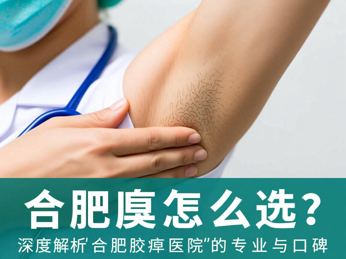 合肥腋臭医院怎么选？深度解析合肥腋臭医院的专业与口碑