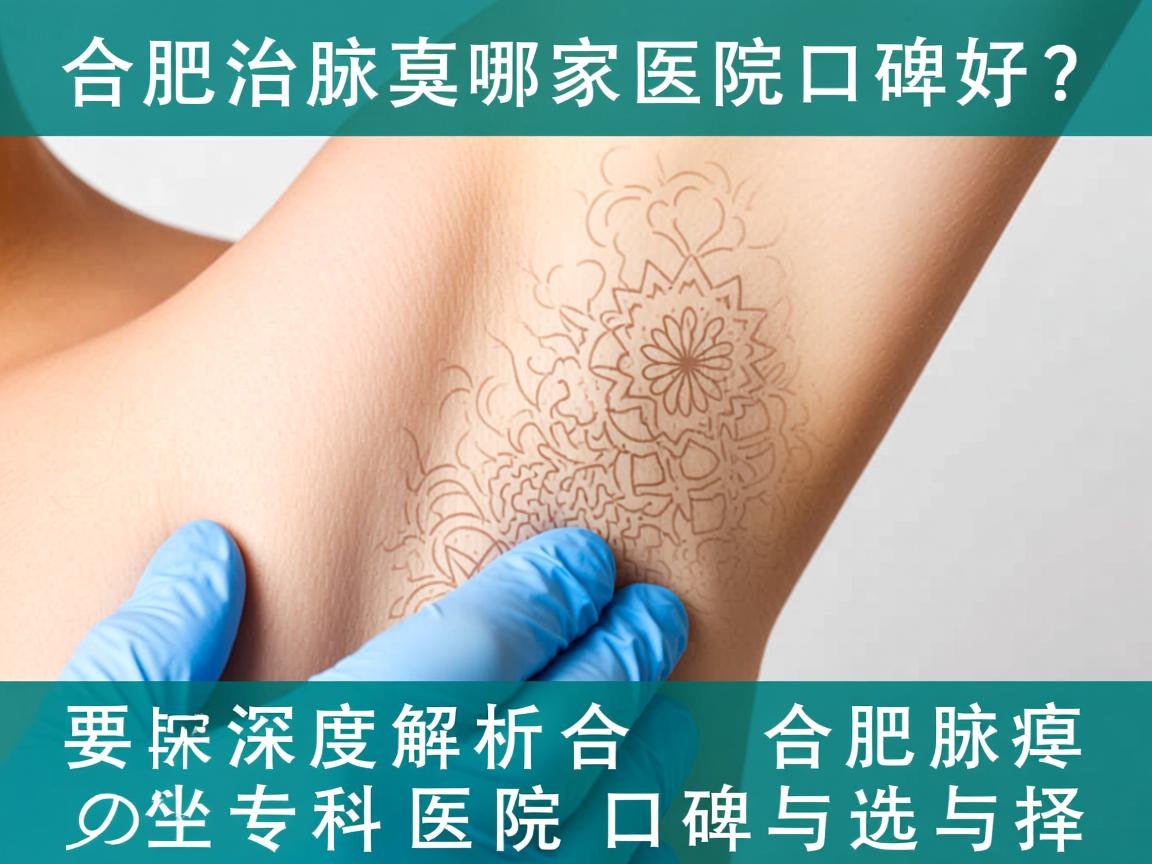 在合肥治腋臭哪家医院口碑好？深度解析合肥腋臭专科医院口碑与选择