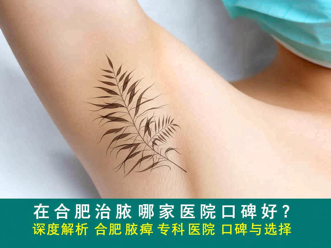 在合肥治腋臭哪家医院口碑好？深度解析合肥腋臭专科医院口碑与选择