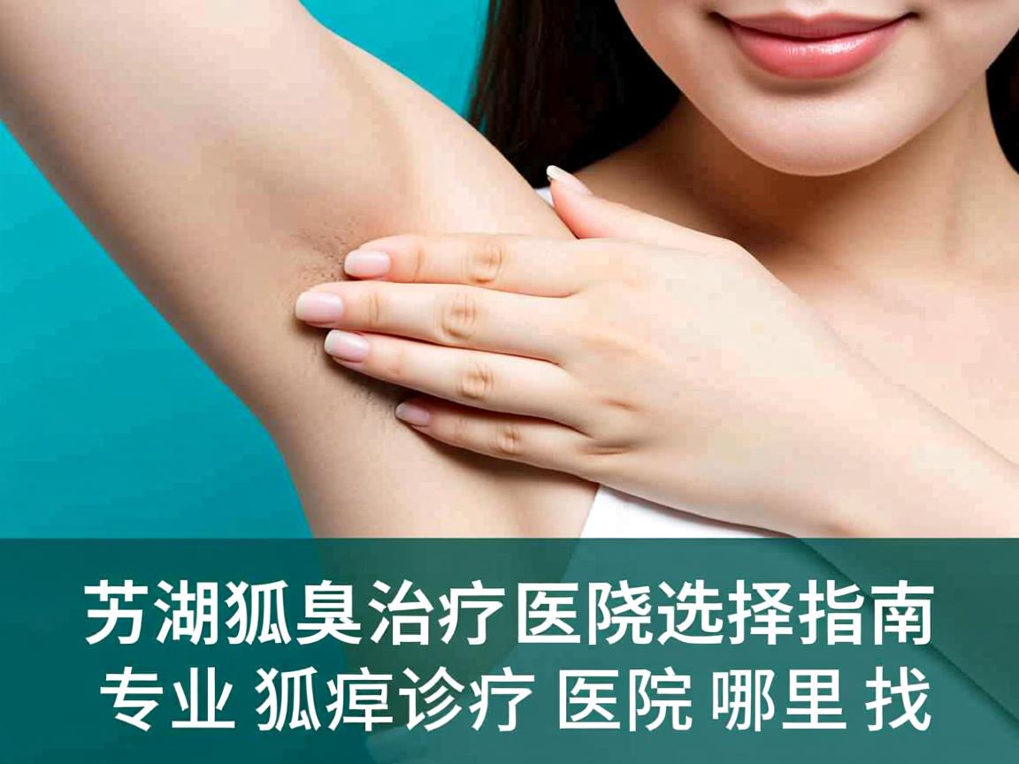 芜湖狐臭治疗医院选择指南，专业狐臭诊疗医院哪里找
