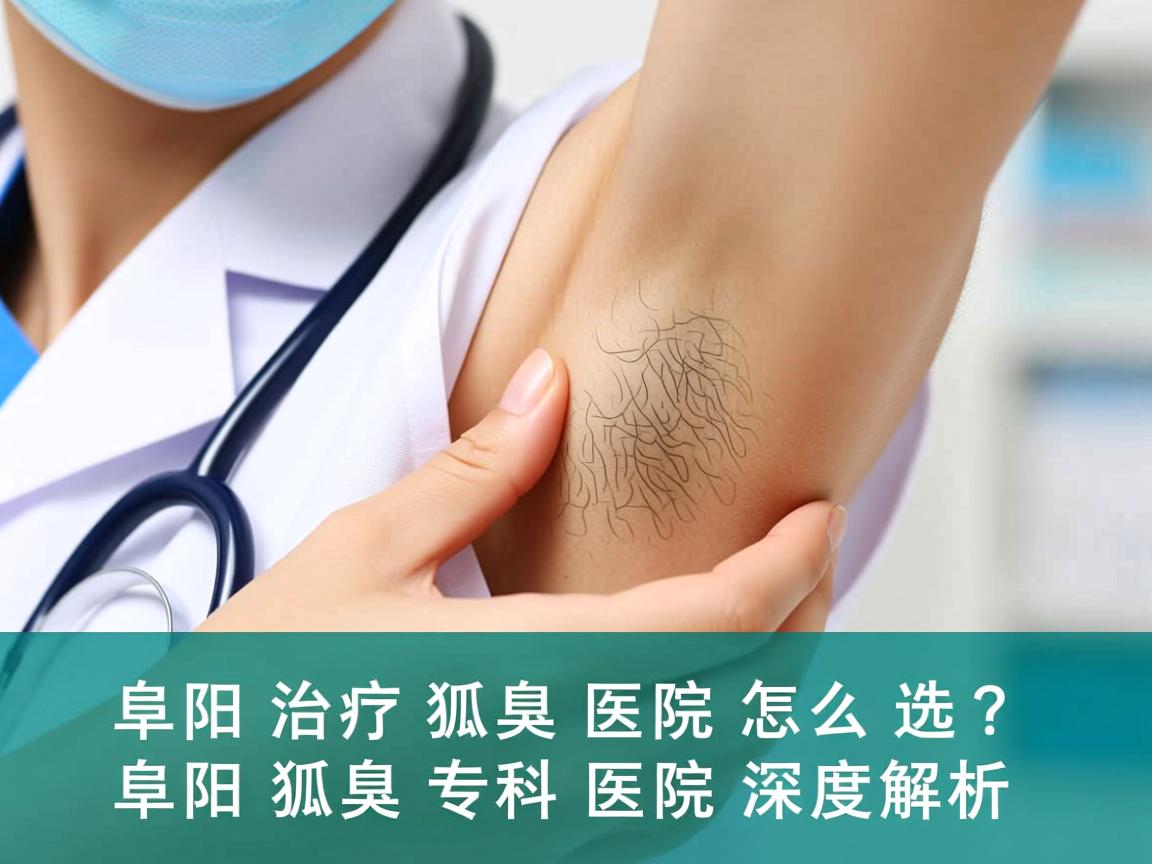 阜阳治疗狐臭医院怎么选？阜阳狐臭专科医院深度解析