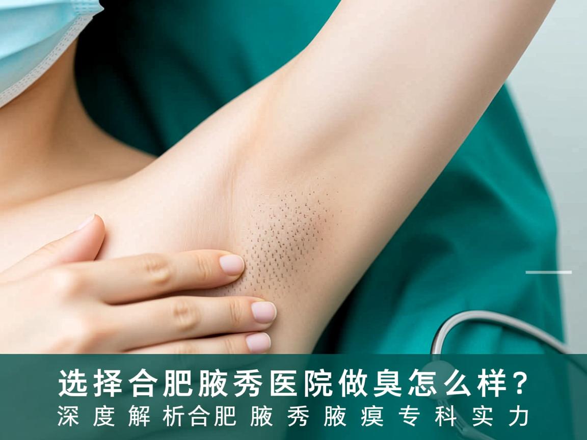 选择合肥腋秀医院做腋臭怎么样？深度解析合肥腋秀腋臭专科实力