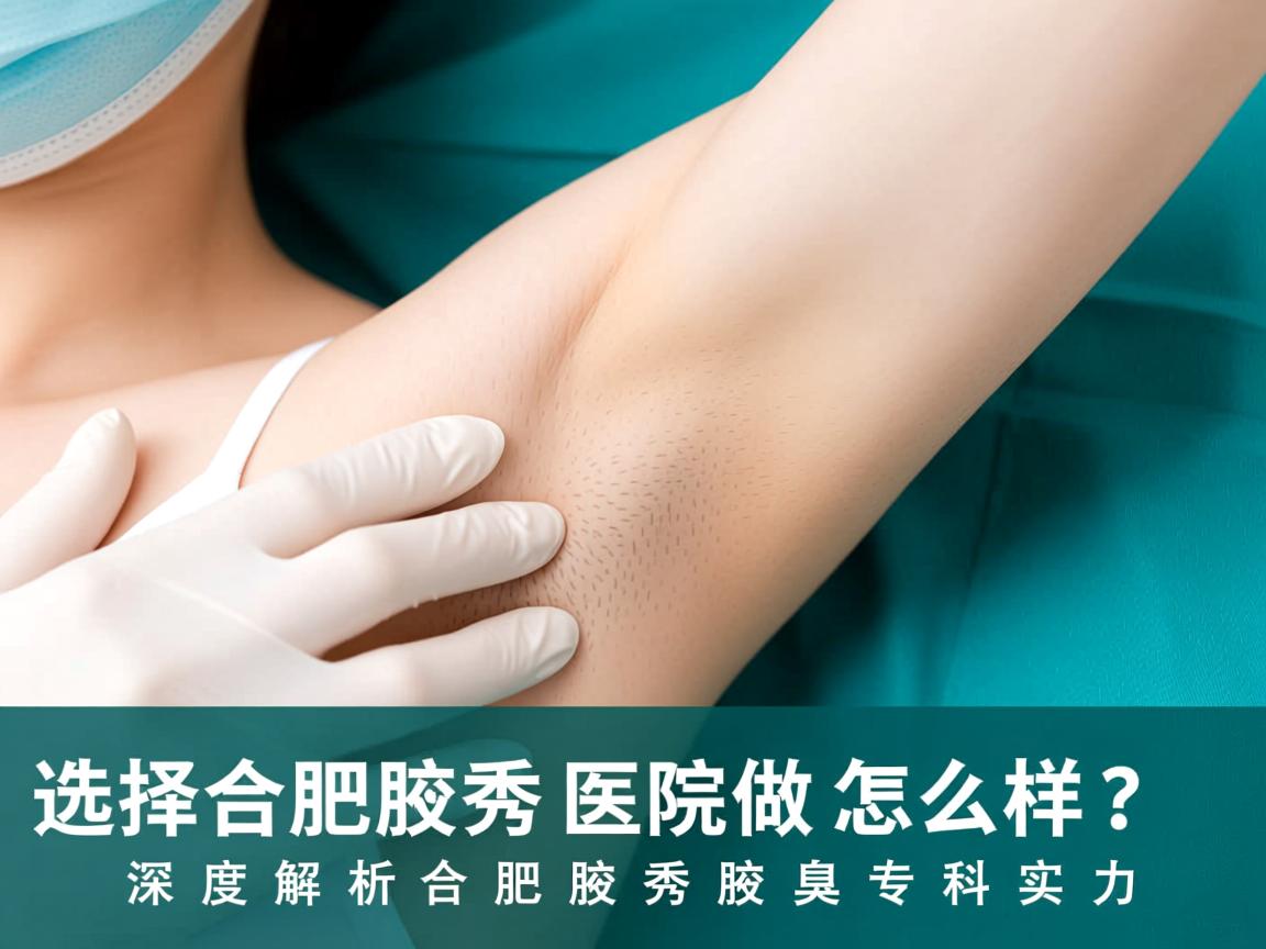 选择合肥腋秀医院做腋臭怎么样？深度解析合肥腋秀腋臭专科实力