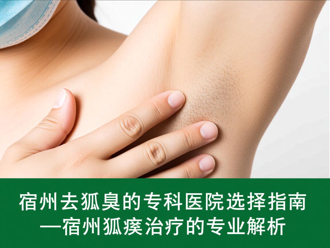 宿州去狐臭的专科医院选择指南—宿州狐臭治疗的专业解析