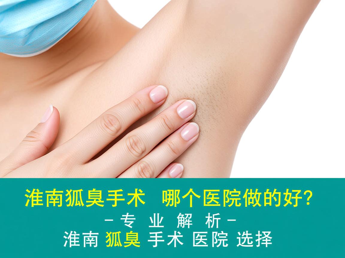 淮南狐臭手术哪个医院做的好？专业解析淮南狐臭手术医院选择