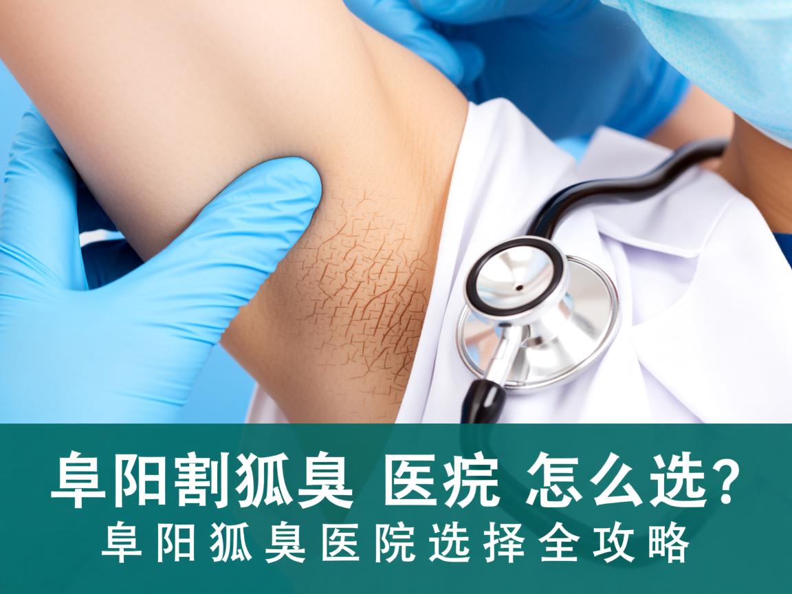 阜阳割狐臭医院怎么选？阜阳狐臭医院选择全攻略