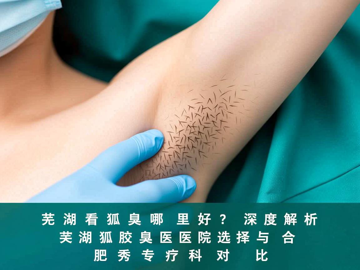 芜湖看狐臭哪里好？深度解析芜湖狐臭医院选择与合肥腋秀专科对比