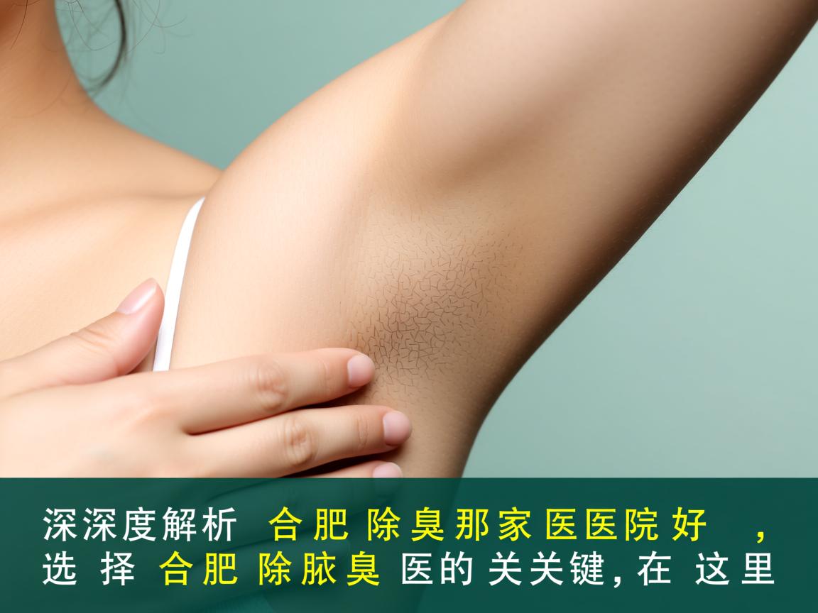 深度解析合肥除腋臭那家医院好，选择合肥除腋臭医院的关键在这里