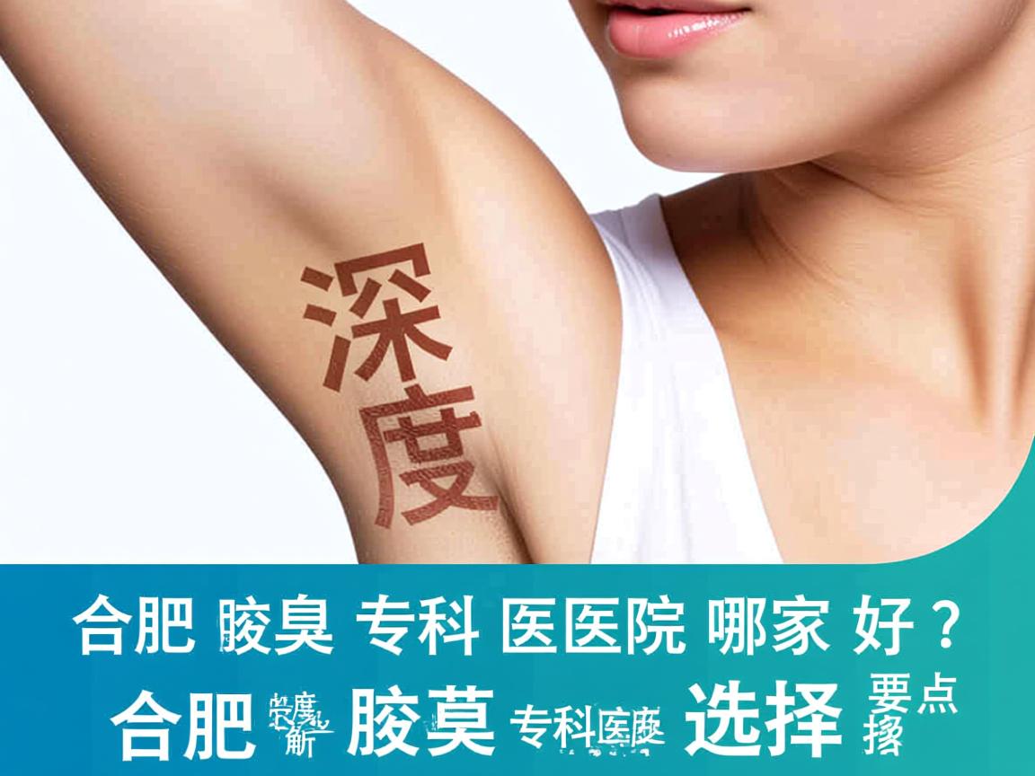合肥腋臭专科医院哪家好？深度解析合肥腋臭专科医院的选择要点