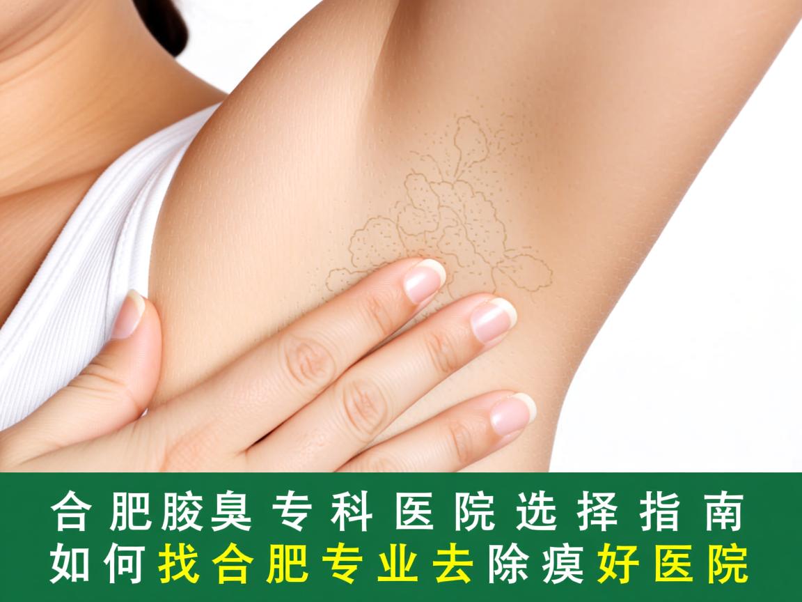 合肥腋臭专科医院选择指南，如何找到合肥专业去除腋臭的好医院