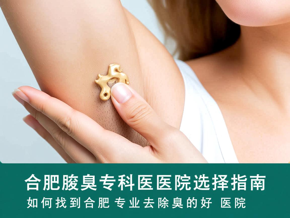 合肥腋臭专科医院选择指南，如何找到合肥专业去除腋臭的好医院