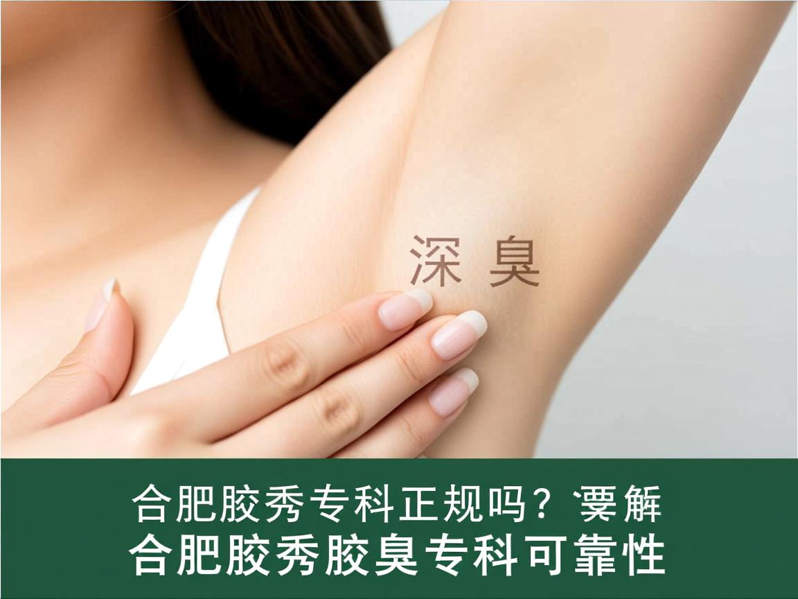 合肥腋秀腋臭专科正规吗？深度解析合肥腋秀腋臭专科的可靠性