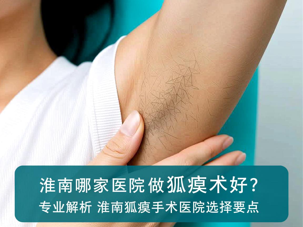 淮南哪家医院做狐臭术好？专业解析淮南狐臭手术医院选择要点