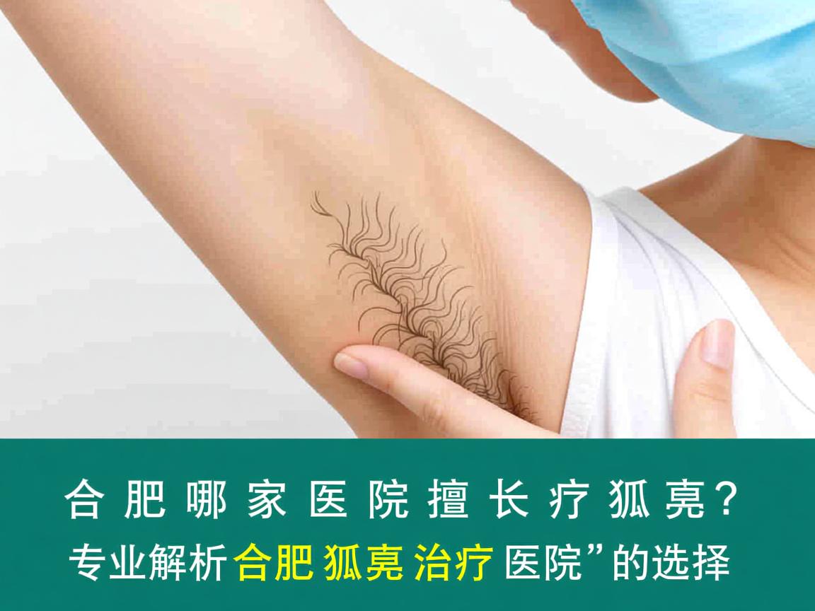 合肥哪家医院擅长治疗狐臭？专业解析合肥狐臭治疗医院的选择