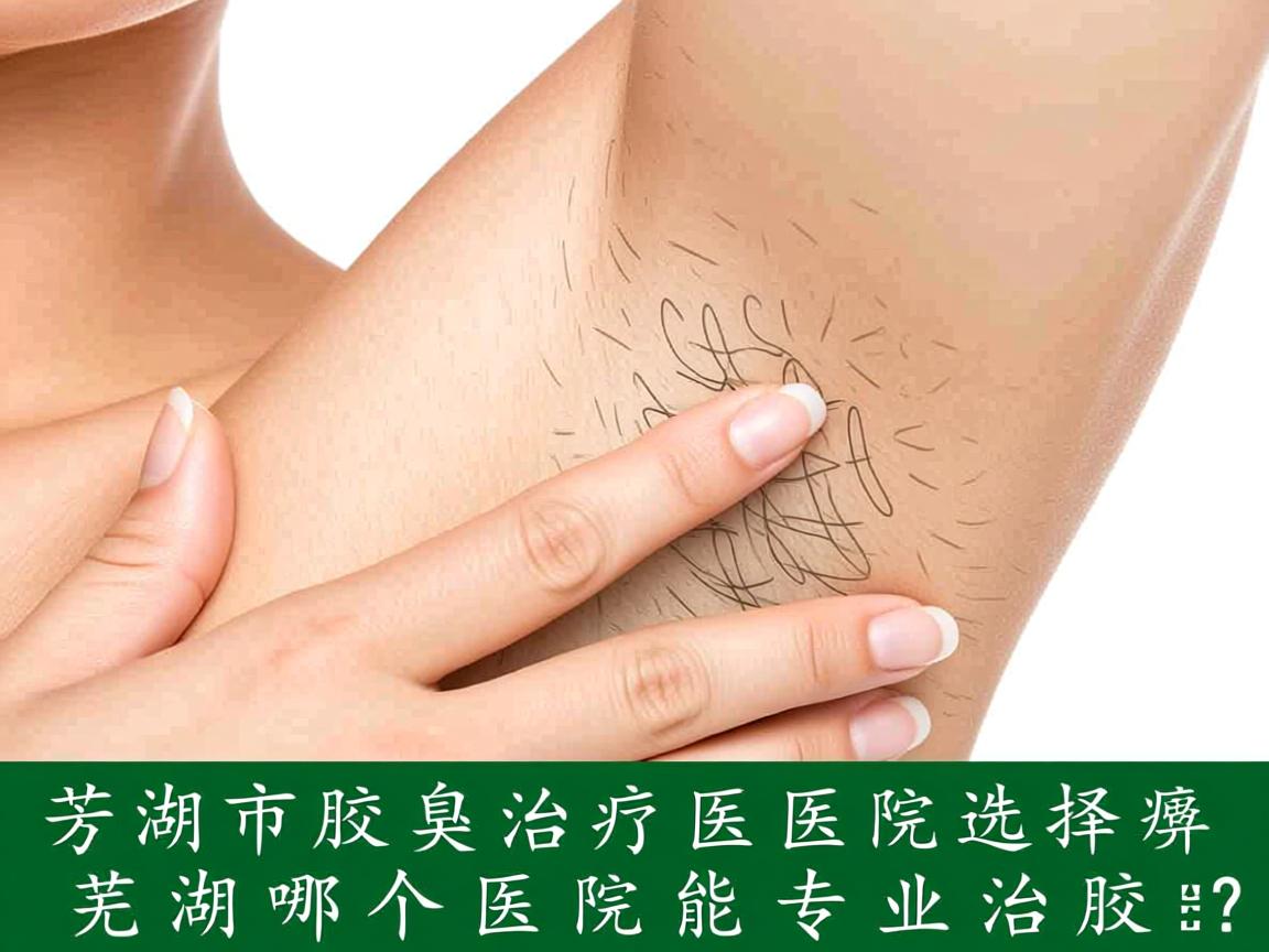 芜湖市腋臭治疗医院选择，芜湖哪个医院能专业治疗腋臭？