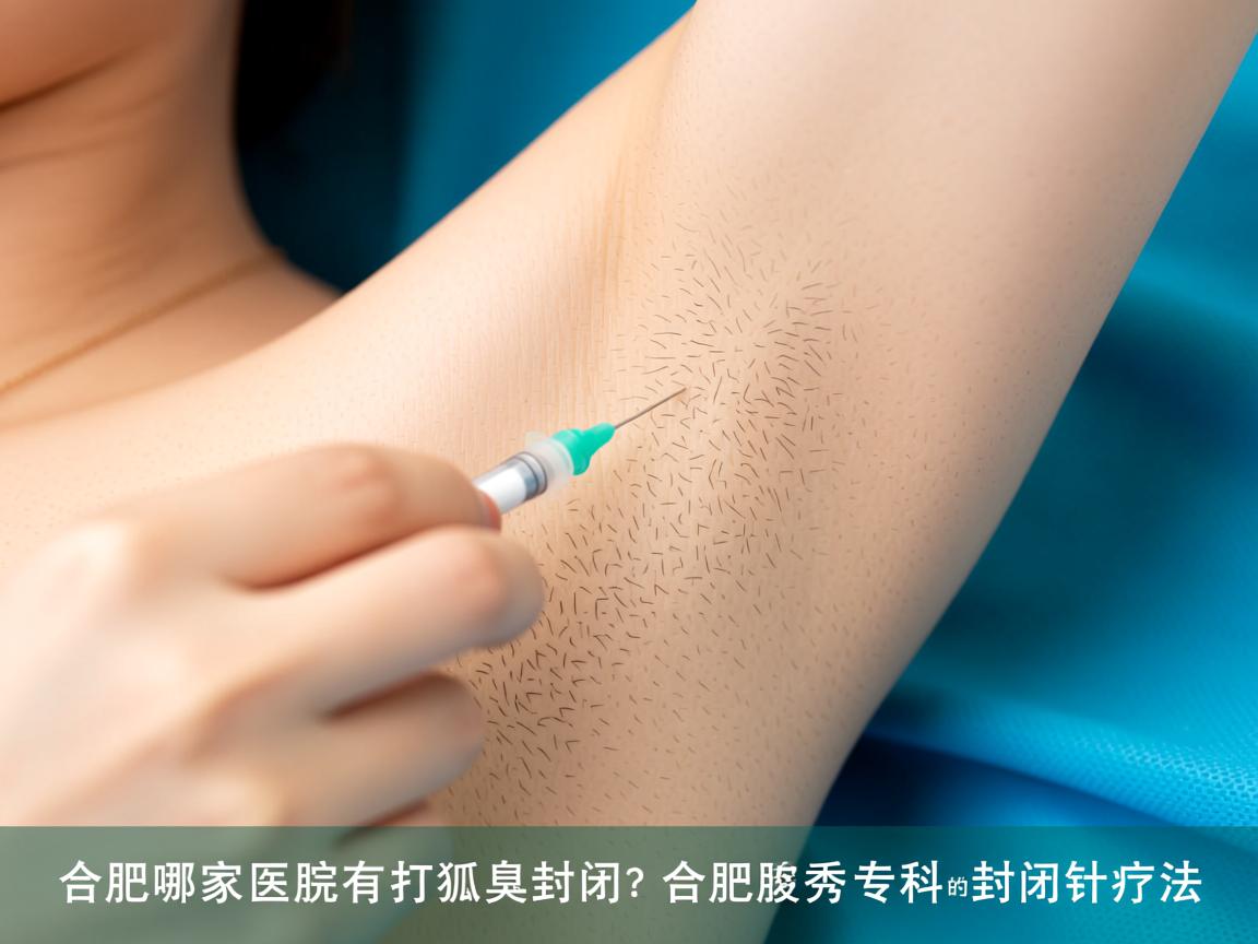 合肥哪家医院有打狐臭封闭针？深度解析合肥腋秀专科的封闭针疗法