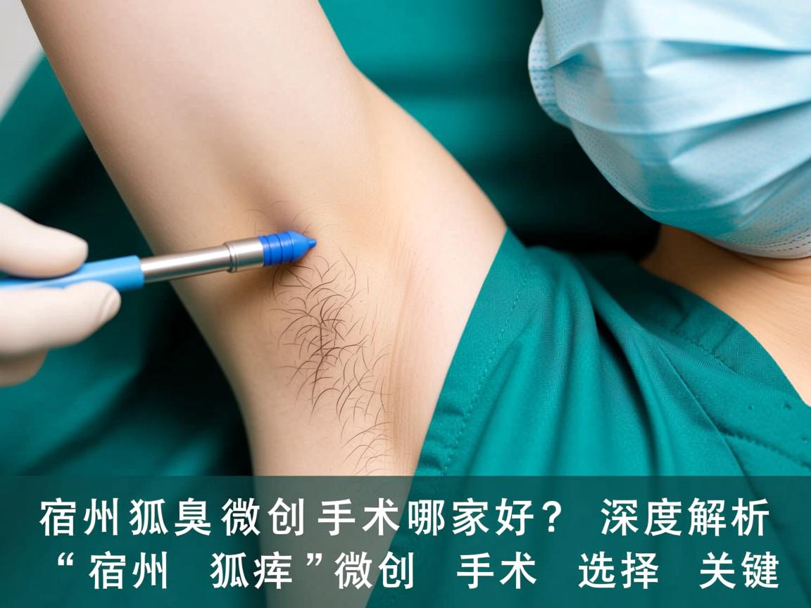 宿州狐臭微创手术哪家好？深度解析宿州狐臭微创手术选择关键