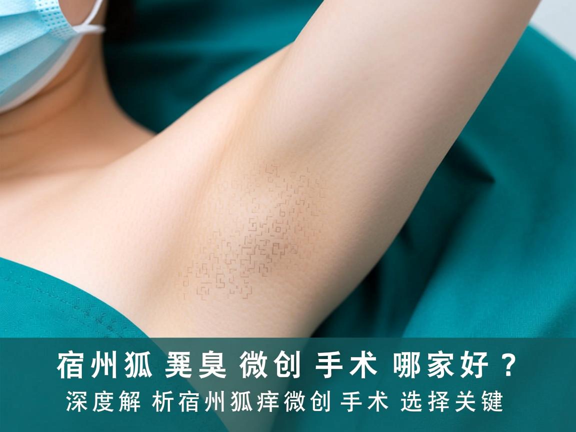 宿州狐臭微创手术哪家好？深度解析宿州狐臭微创手术选择关键