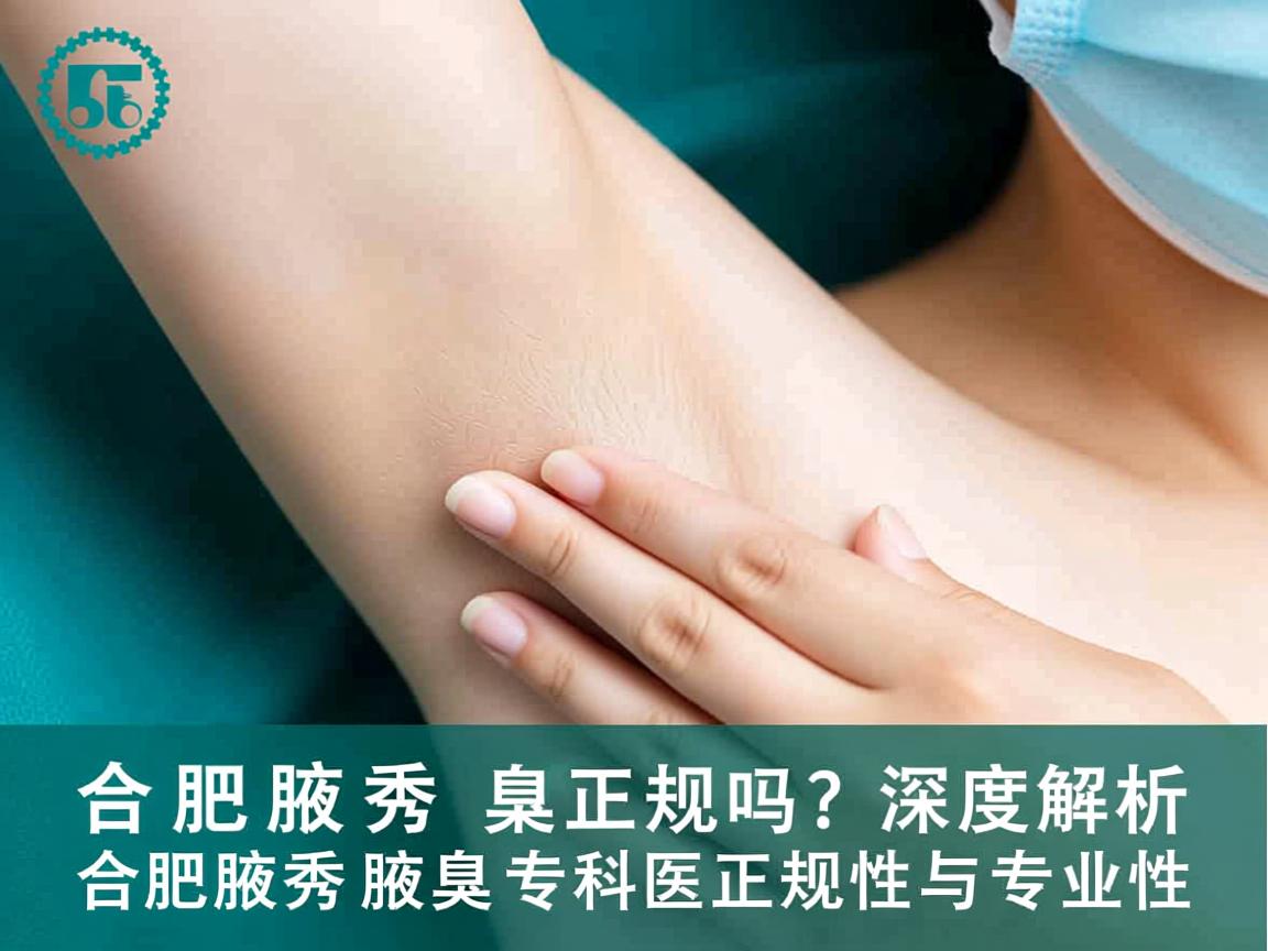 合肥腋秀腋臭正规吗？深度解析合肥腋秀腋臭专科的正规性与专业性