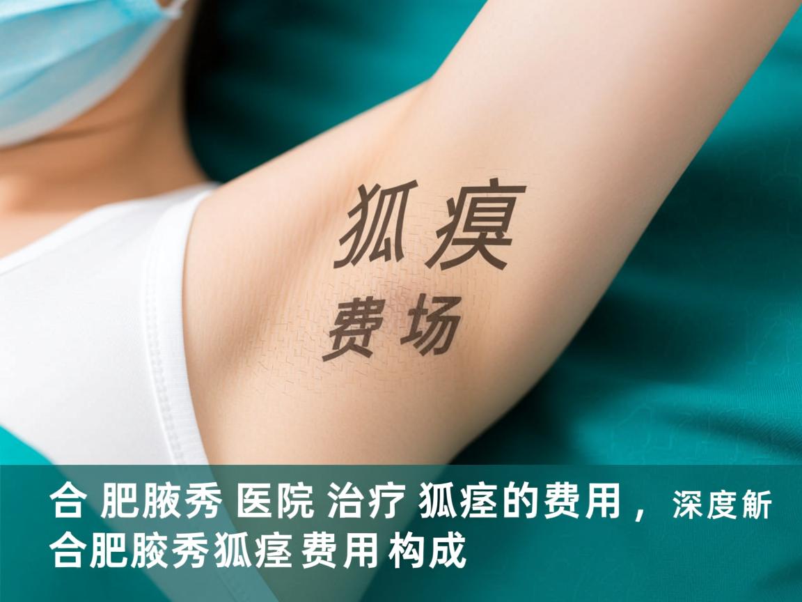 合肥腋秀医院治疗狐臭的费用，深度解析合肥腋秀狐臭费用构成