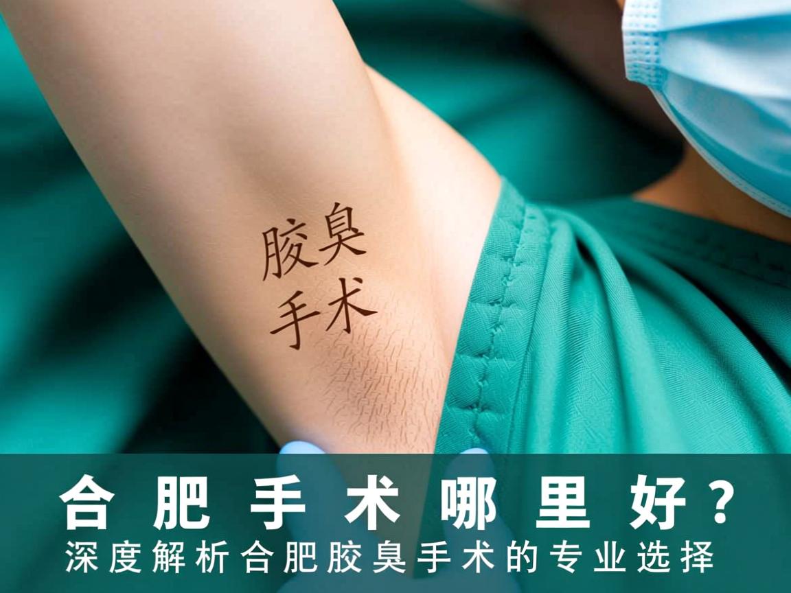 合肥腋臭手术哪里好？深度解析合肥腋臭手术的专业选择