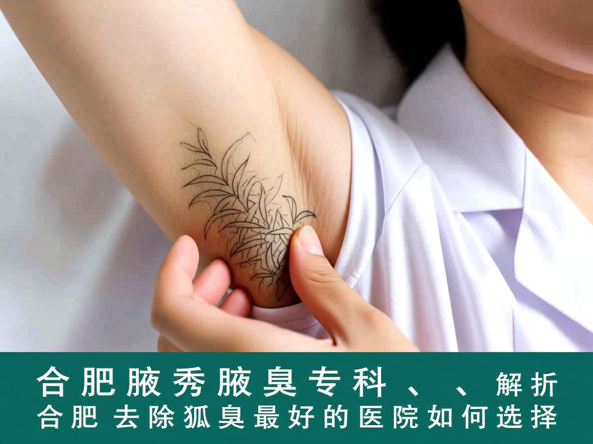 合肥腋秀腋臭专科，解析合肥去除狐臭最好的医院如何选择